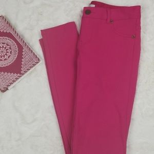 New York & Company Pink Stretch Jeans